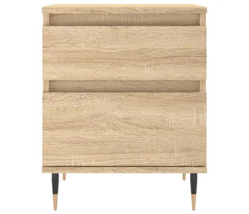 Naktinės Spintelės, 2Vnt., Sonoma Ąžuolo, 40X35X50cm Mediena