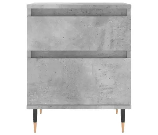 Naktinė Spintelė, Betono Pilka, 40X35X50cm Apdirbta Mediena