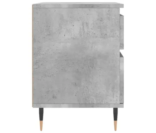 Naktinė Spintelė, Betono Pilka, 40X35X50cm Apdirbta Mediena