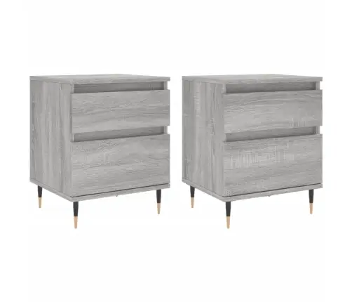 Öökapid 2 Tk, Hall Sonoma Tamm, 40 X 35 X 50 cm Tehispuit