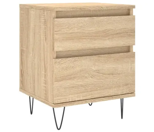 Naktsskapīši, 2 Gb., Koka Krāsa, 40X35X50 Cm, Inženierijas Koks Vidaxl