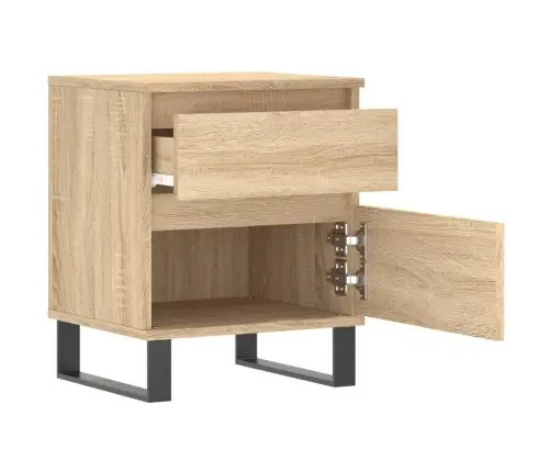 Öökapid 2 Tk, Sonoma Tamm, 40 X 35 X 50 cm Tehispuit