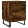 Öökapid 2 Tk, Suitsutatud Tamm, 40 X 35 X 50 cm Tehispuit Öökapid 2 Tk, Suitsutatud Tamm, 40 X 35 X 50 cm Tehispuit