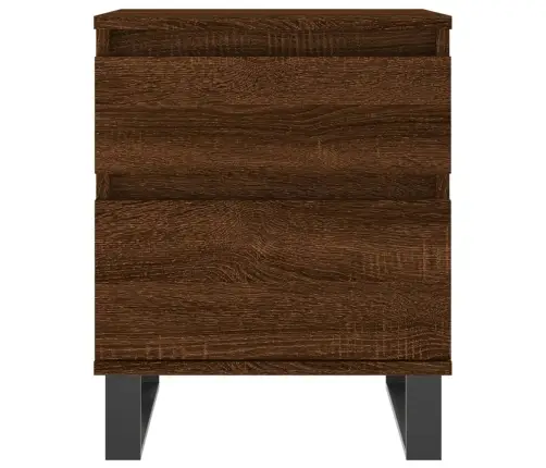 Naktsskapīši, 2 Gab., Ozolkoka, 40X35X50 Cm, Inženierijas Koks Vidaxl