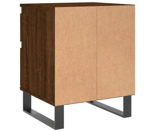 Naktsskapīši, 2 Gab., Ozolkoka, 40X35X50 Cm, Inženierijas Koks Vidaxl