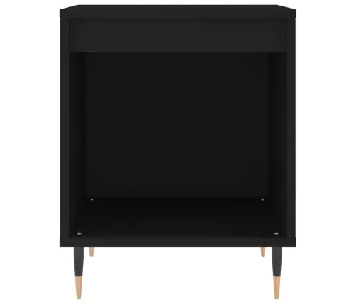 Naktsgaldiņi, 2 Gab., Melni, 40X35X50 Cm, Inženierijas Koks Vidaxl