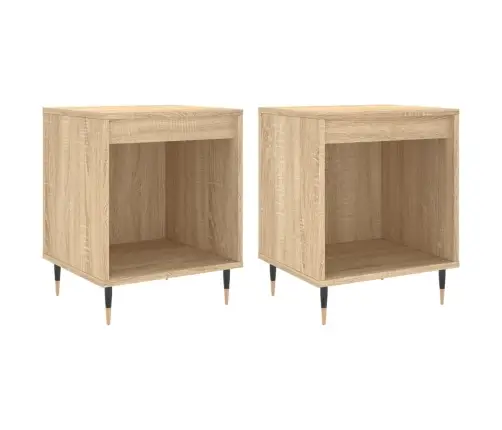 Öökapid 2 Tk, Sonoma Tamm, 40 X 35 X 50 cm Tehispuit