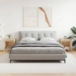 Naktsskapīši, 2 Gb., Koka Krāsa, 40X35X50 Cm, Inženierijas Koks Vidaxl