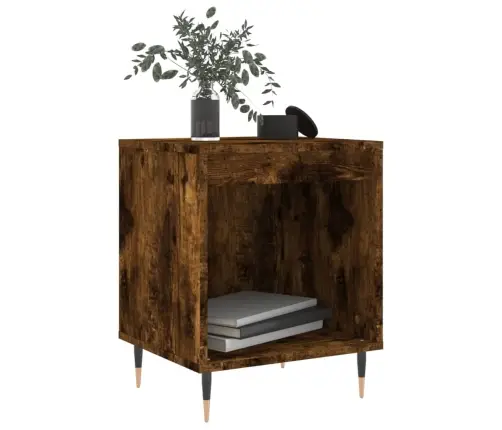 Naktsskapītis, Ozolkoka Krāsa, 40X35X50 Cm, Inženierijas Koks Vidaxl