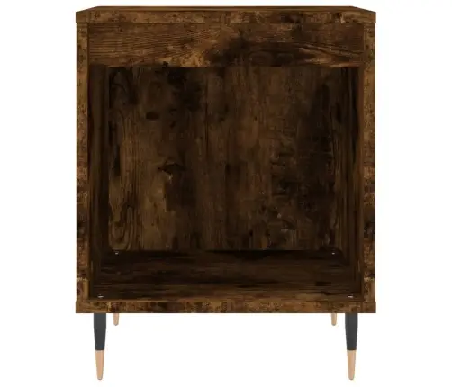 Naktsskapītis, Ozolkoka Krāsa, 40X35X50 Cm, Inženierijas Koks Vidaxl