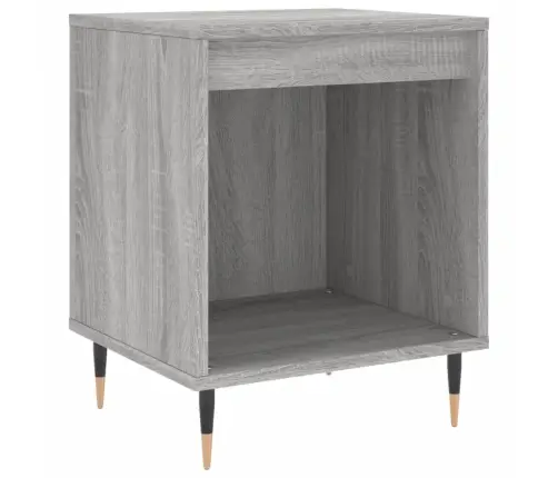 Naktinės Spintelės, 2Vnt., Pilkos Ąžuolo, 40X35X50cm Mediena Naktinės Spintelės, 2Vnt., Pilkos Ąžuolo, 40X35X50cm Mediena