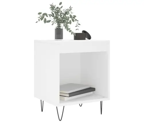 Öökapid 2 Tk, Valge, 40 X 35 X 50 cm Tehispuit