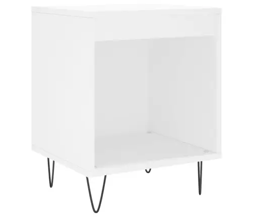 Öökapid 2 Tk, Valge, 40 X 35 X 50 cm Tehispuit