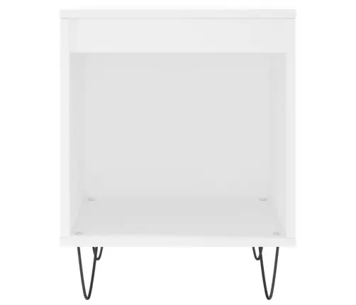Öökapid 2 Tk, Valge, 40 X 35 X 50 cm Tehispuit