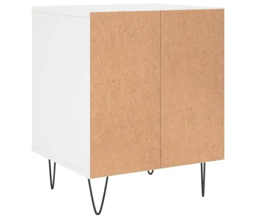 Öökapid 2 Tk, Valge, 40 X 35 X 50 cm Tehispuit