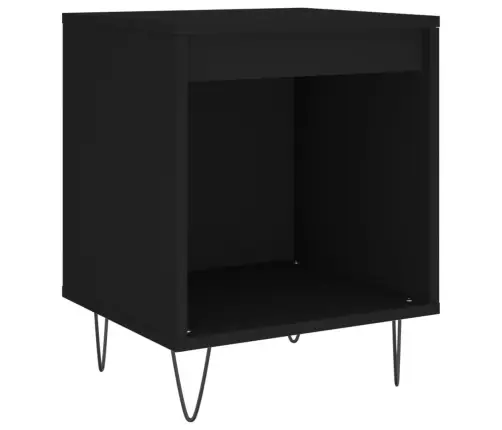 Naktsgaldiņi, 2 Gab., Melni, 40X35X50 Cm, Inženierijas Koks Vidaxl