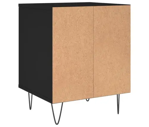 Naktsgaldiņi, 2 Gab., Melni, 40X35X50 Cm, Inženierijas Koks Vidaxl