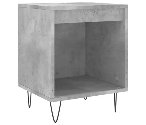 Naktsskapīši, 2 Gab., Pelēki, 40X35X50 Cm, Inženierijas Koks Vidaxl