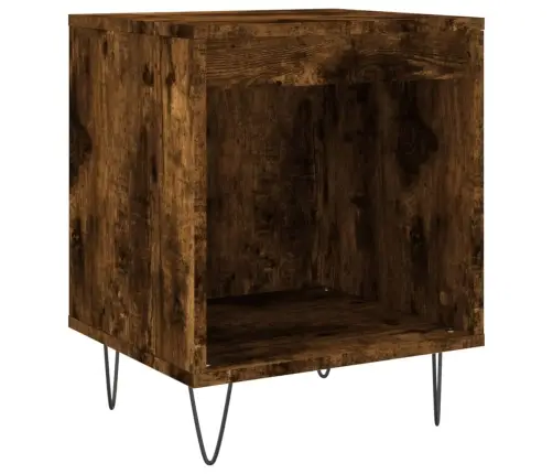 Naktsskapīši, 2 Gab., Ozolkoka, 40X35X50 Cm, Inženierijas Koks Vidaxl