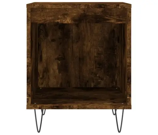 Naktsskapīši, 2 Gab., Ozolkoka, 40X35X50 Cm, Inženierijas Koks Vidaxl