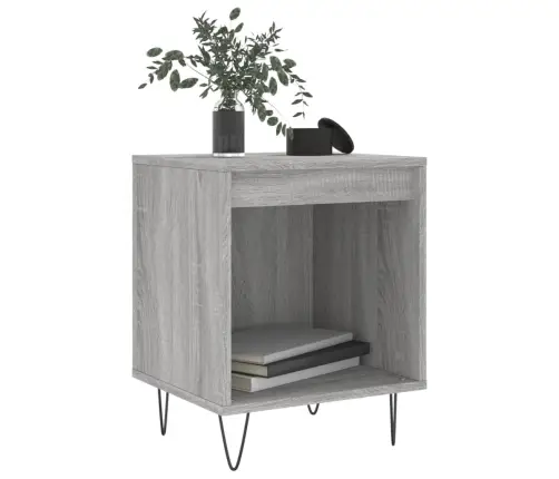 Naktinės Spintelės, 2Vnt., Pilkos Ąžuolo, 40X35X50cm Mediena