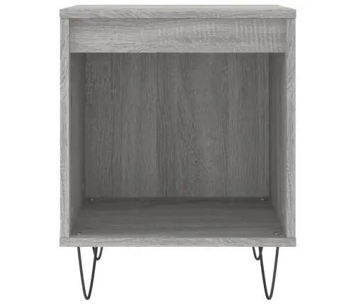 Naktinės Spintelės, 2Vnt., Pilkos Ąžuolo, 40X35X50cm Mediena