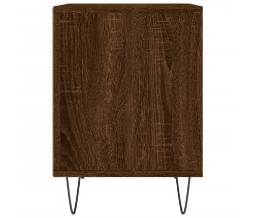 Naktinė Spintelė, Ruda Ąžuolo, 40X35X50cm Apdirbta Mediena Naktinė Spintelė, Ruda Ąžuolo, 40X35X50cm Apdirbta Mediena