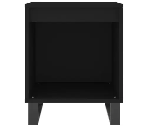 Naktsgaldiņi, 2 Gab., Melni, 40X35X50 Cm, Inženierijas Koks Vidaxl