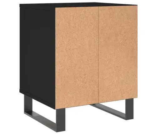 Naktsgaldiņi, 2 Gab., Melni, 40X35X50 Cm, Inženierijas Koks Vidaxl