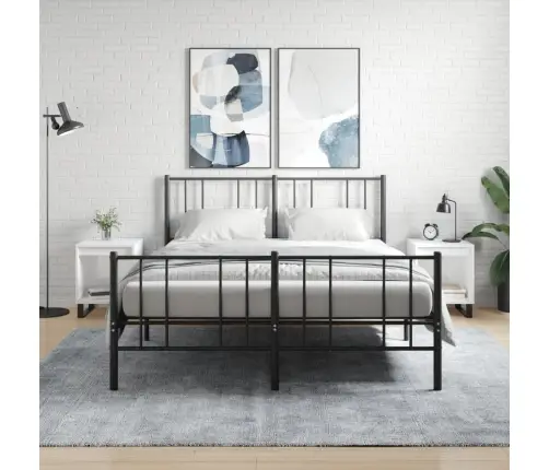 Naktsskapīši, 2 Gab. Spīdīgi Balti 40X35X50Cm Inženierijas Koks Vidaxl