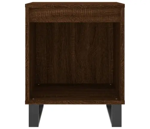 Naktsskapīši, 2 Gab., Ozolkoka, 40X35X50 Cm, Inženierijas Koks Vidaxl Naktsskapīši, 2 Gab., Ozolkoka, 40X35X50 Cm, Inženierijas Koks Vidaxl