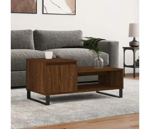 Kafijas Galdiņš, Ozola Krāsa, 100X50X45 Cm, Inženierijas Koks Vidaxl Kafijas Galdiņš, Ozola Krāsa, 100X50X45 Cm, Inženierijas Koks Vidaxl