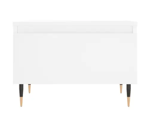 Kafijas Galdiņš, Balts, 50X46X35 Cm, Inženierijas Koks Vidaxl