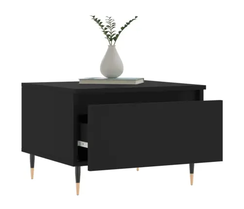 Kafijas Galdiņi, 2 Gab., Melni, 50X46X35 Cm, Inženierijas Koks Vidaxl