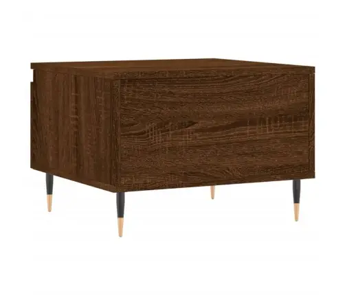 Kafijas Galdiņš, Ozola Krāsa, 50X46X35 Cm, Inženierijas Koks Vidaxl