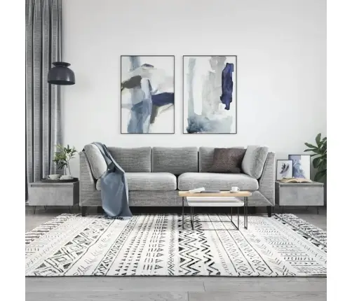 Kohvilaud 2 Tk, Betoonhall, 50 X 46 X 35 cm Tehispuit