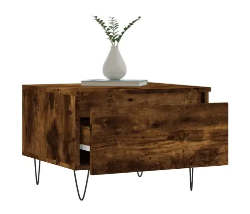 Galdiņi, 2 Gab., Ozolkoka Krāsā, 50X46X35 Cm, Inženierijas Koks Vidaxl