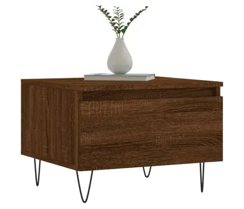 Galdiņi, 2 Gab., Ozolkoka Krāsā, 50X46X35 Cm, Inženierijas Koks Vidaxl