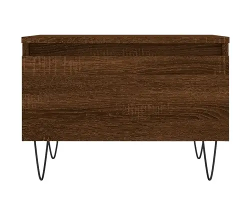 Galdiņi, 2 Gab., Ozolkoka Krāsā, 50X46X35 Cm, Inženierijas Koks Vidaxl