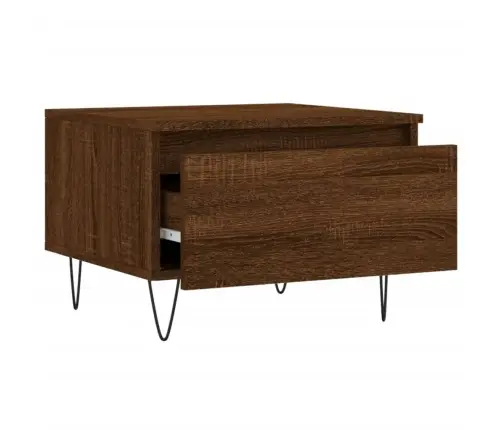 Galdiņi, 2 Gab., Ozolkoka Krāsā, 50X46X35 Cm, Inženierijas Koks Vidaxl