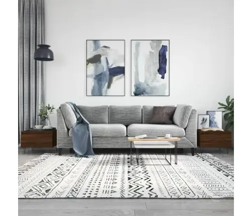 Galdiņi, 2 Gab., Ozolkoka Krāsā, 50X46X35 Cm, Inženierijas Koks Vidaxl