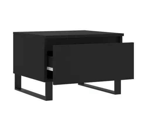 Kafijas Galdiņi, 2 Gab., Melni, 50X46X35 Cm, Inženierijas Koks Vidaxl