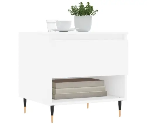 Kohvilaud, Valge, 50 X 46 X 50 cm Tehispuit