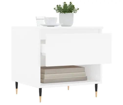 Kohvilaud, Valge, 50 X 46 X 50 cm Tehispuit