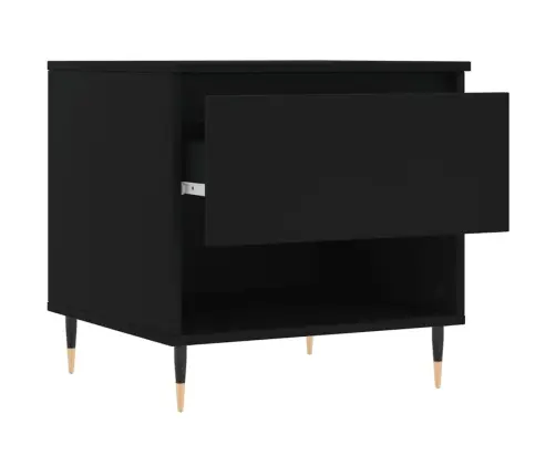 Kafijas Galdiņš, Melns, 50X46X50 Cm, Inženierijas Koks Vidaxl