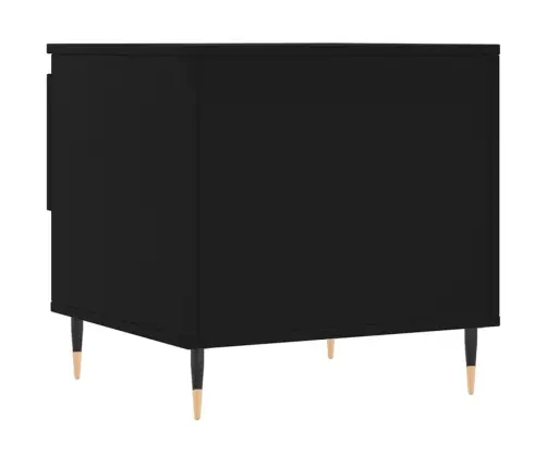 Kafijas Galdiņš, Melns, 50X46X50 Cm, Inženierijas Koks Vidaxl