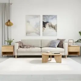 Kavos Staliukai, 2Vnt., Ąžuolo, 50X46X50cm Apdirbta Mediena