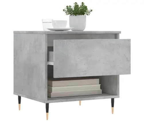 Kafijas Galdiņi, 2 Gab., Pelēki, 50X46X50 Cm, Inženierijas Koks Vidaxl