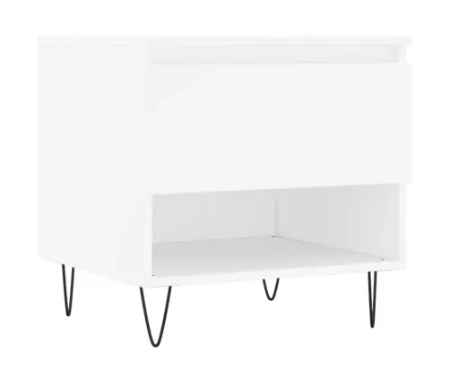 Kafijas Galdiņš, Balts, 50X46X50 Cm, Inženierijas Koks Vidaxl