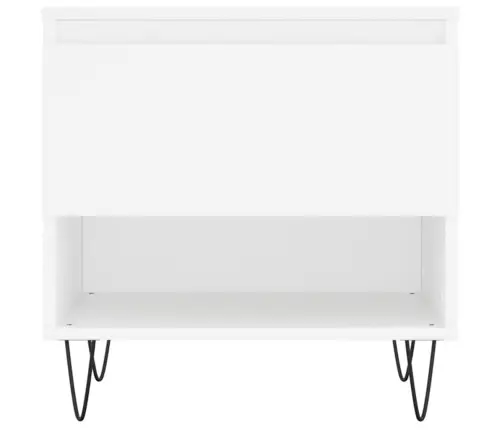 Kafijas Galdiņš, Balts, 50X46X50 Cm, Inženierijas Koks Vidaxl